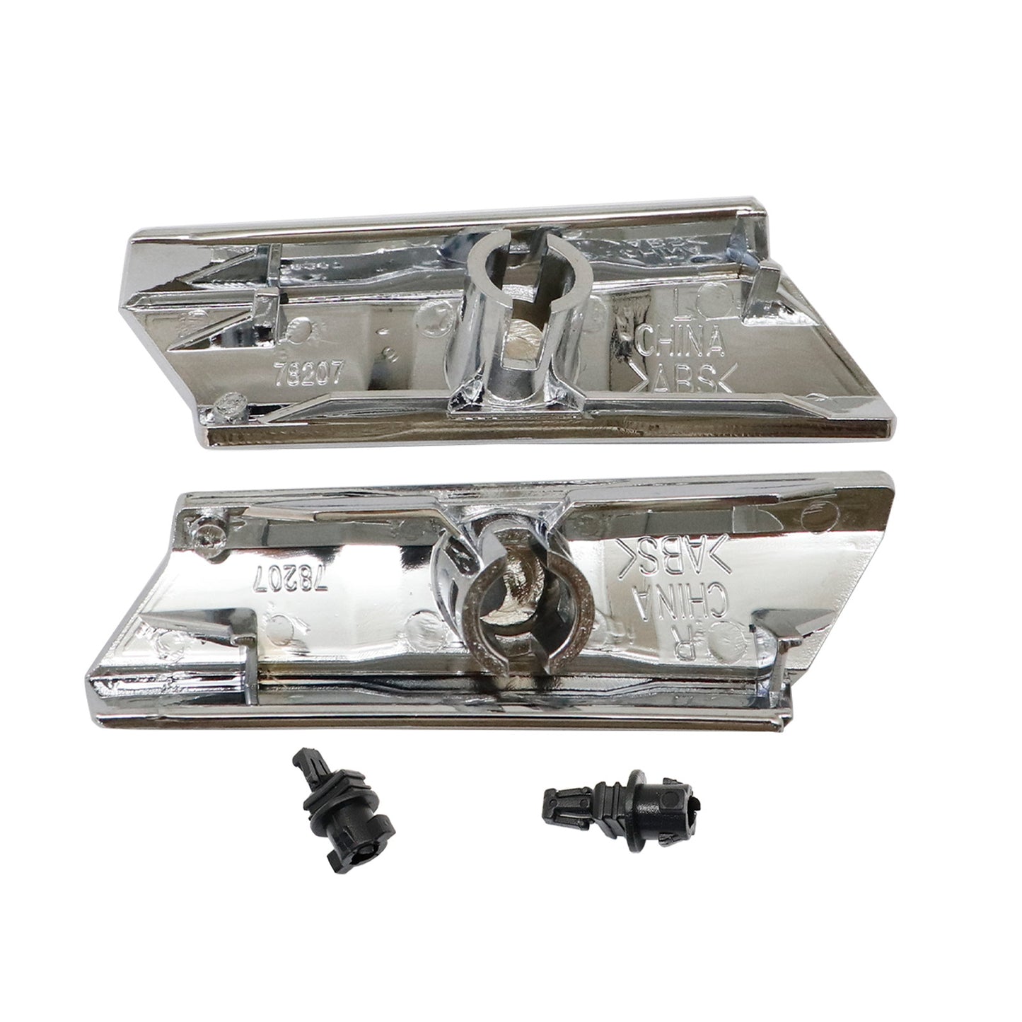 Right+Left Headlight Washer Nozzle Cover Chrome For LEXUS GS300 GS350 2006-2011