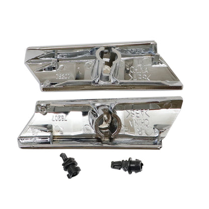 Right+Left Headlight Washer Nozzle Cover Chrome For LEXUS GS300 GS350 2006-2011