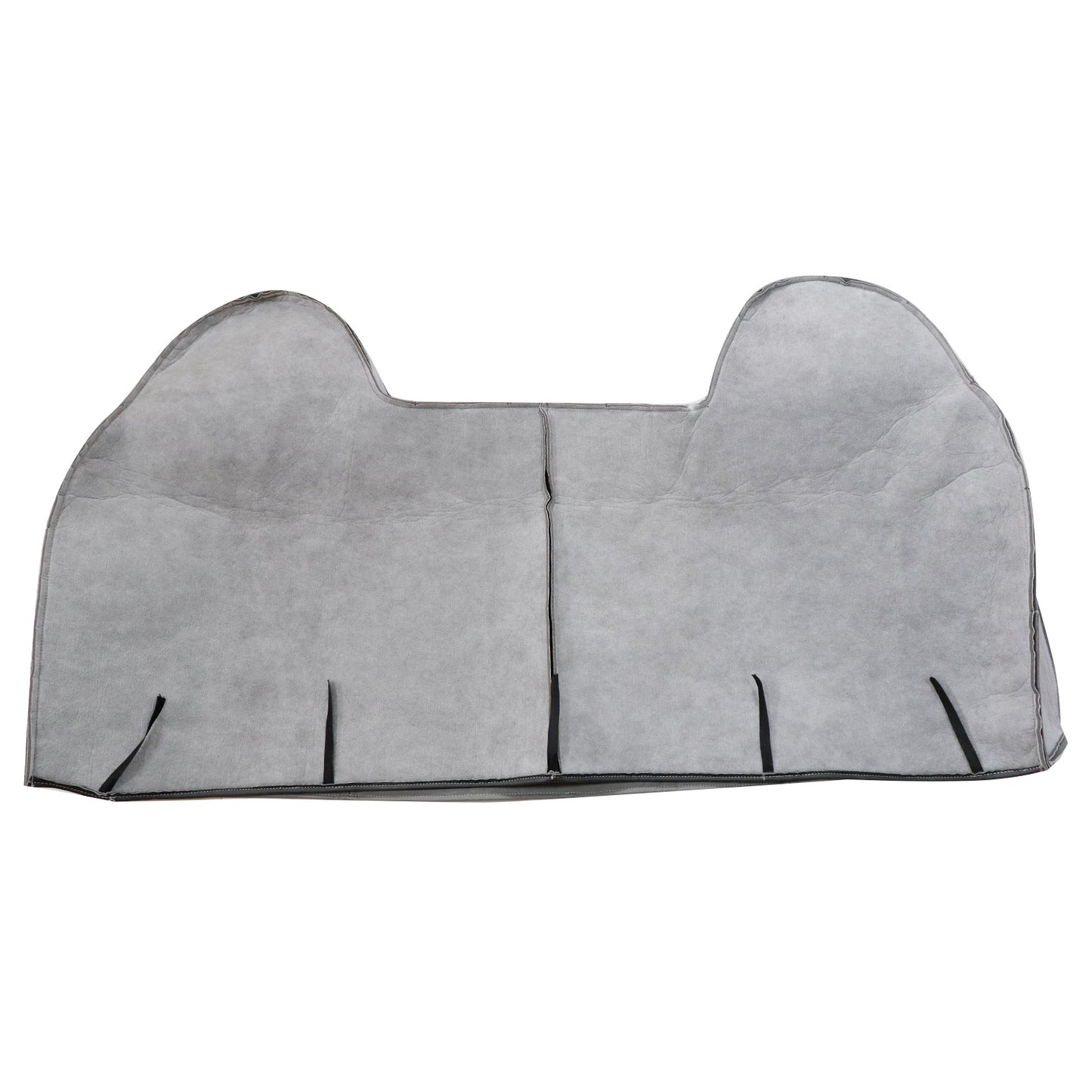 For 1999 2000 2001 Ford F250 F350 Super Duty Bench Top Gray Leather Seat Cover