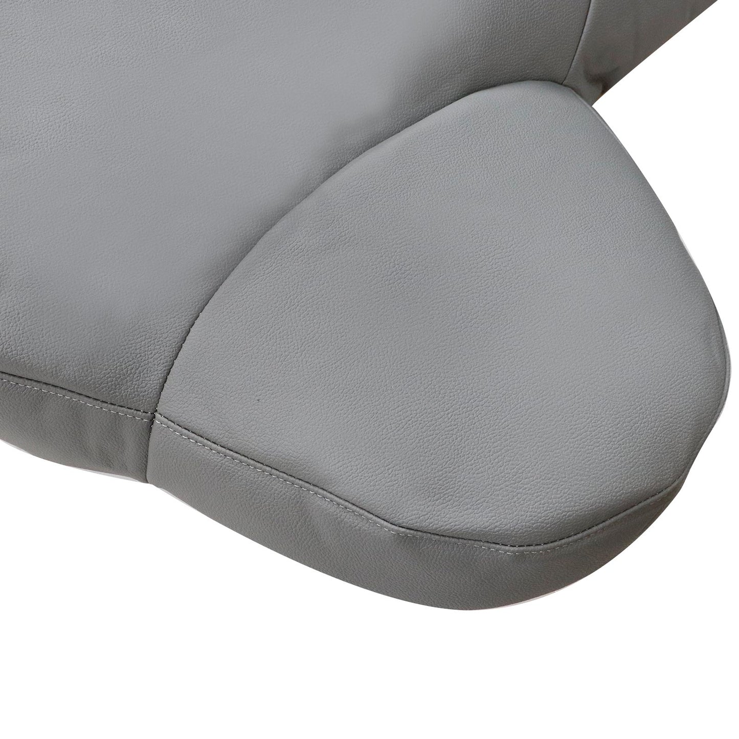 For 1999 2000 2001 Ford F250 F350 Super Duty Bench Top Gray Leather Seat Cover