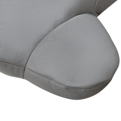 For 1999 2000 2001 Ford F250 F350 Super Duty Bench Top Gray Leather Seat Cover