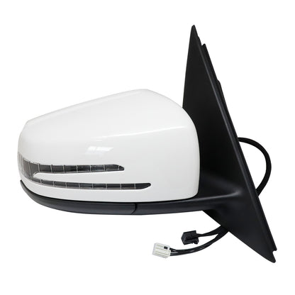 Right Passenger Side White Mirror For Mercedes GLK250 GLK350 2010 2011-2015
