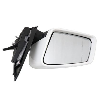 NEW White Driver Mirror Left Side For 2010-2015 Mercedes GLK350 GLK250