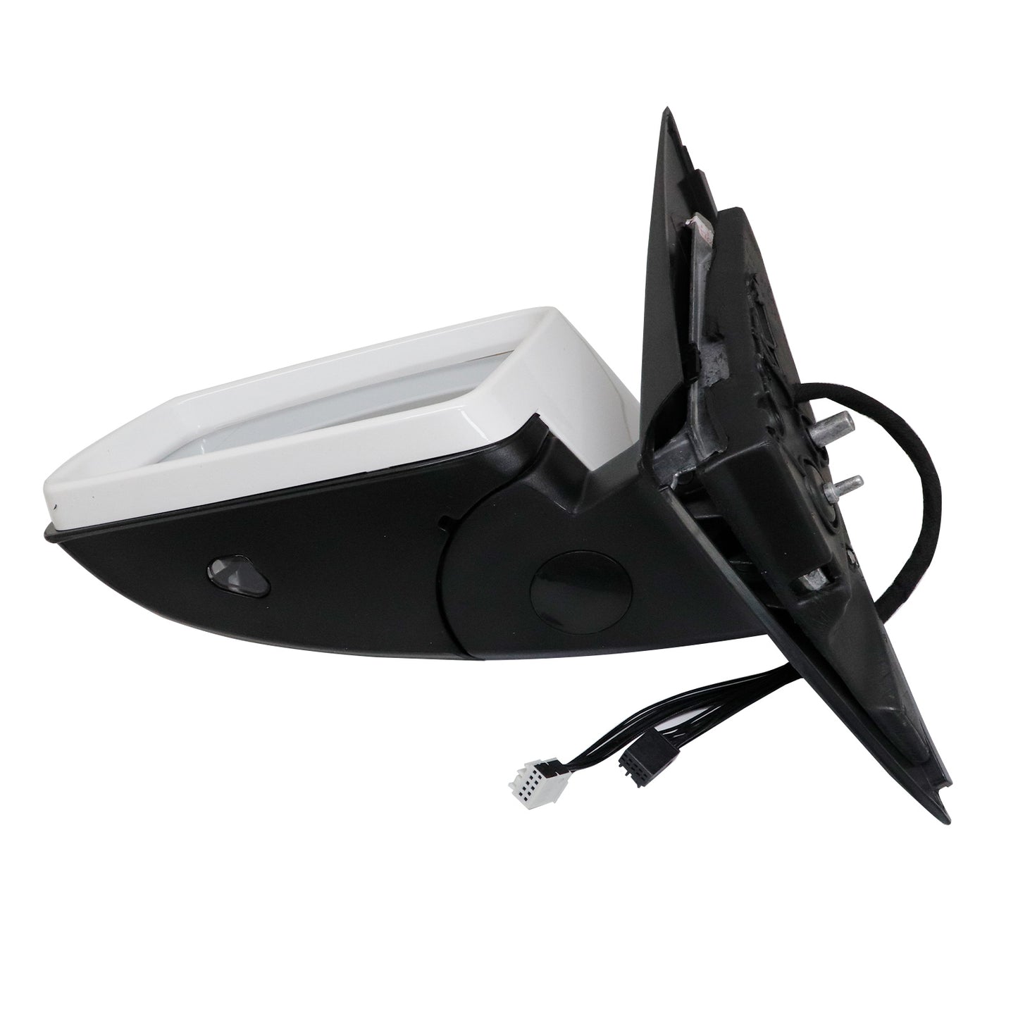 NEW White Driver Mirror Left Side For 2010-2015 Mercedes GLK350 GLK250