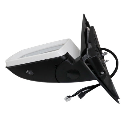 NEW White Driver Mirror Left Side For 2010-2015 Mercedes GLK350 GLK250