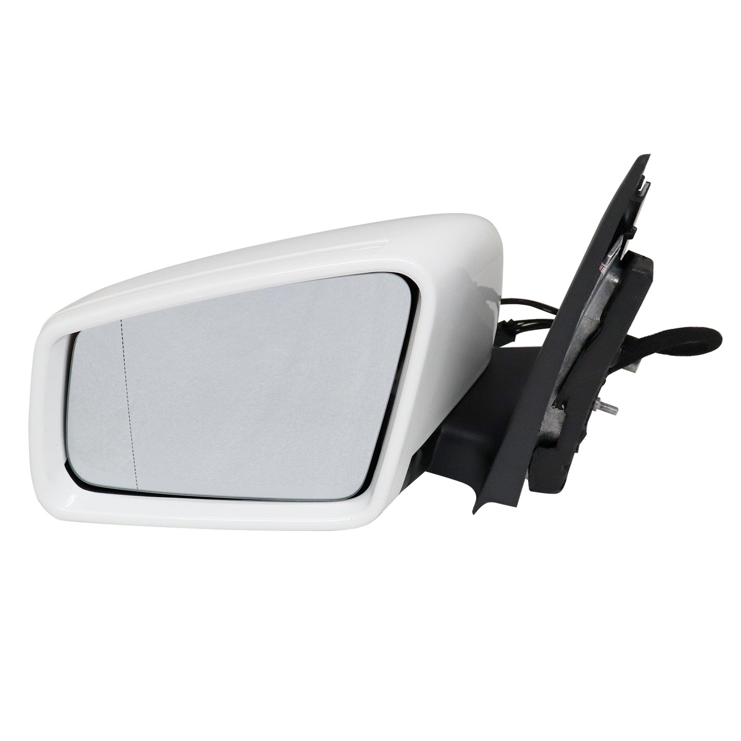 NEW White Driver Mirror Left Side For 2010-2015 Mercedes GLK350 GLK250