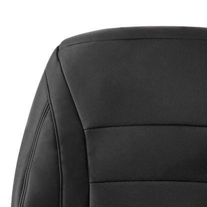 Driver Top Replacement Perforated Seat Cover Blk For 2013-2017 Honda Accord