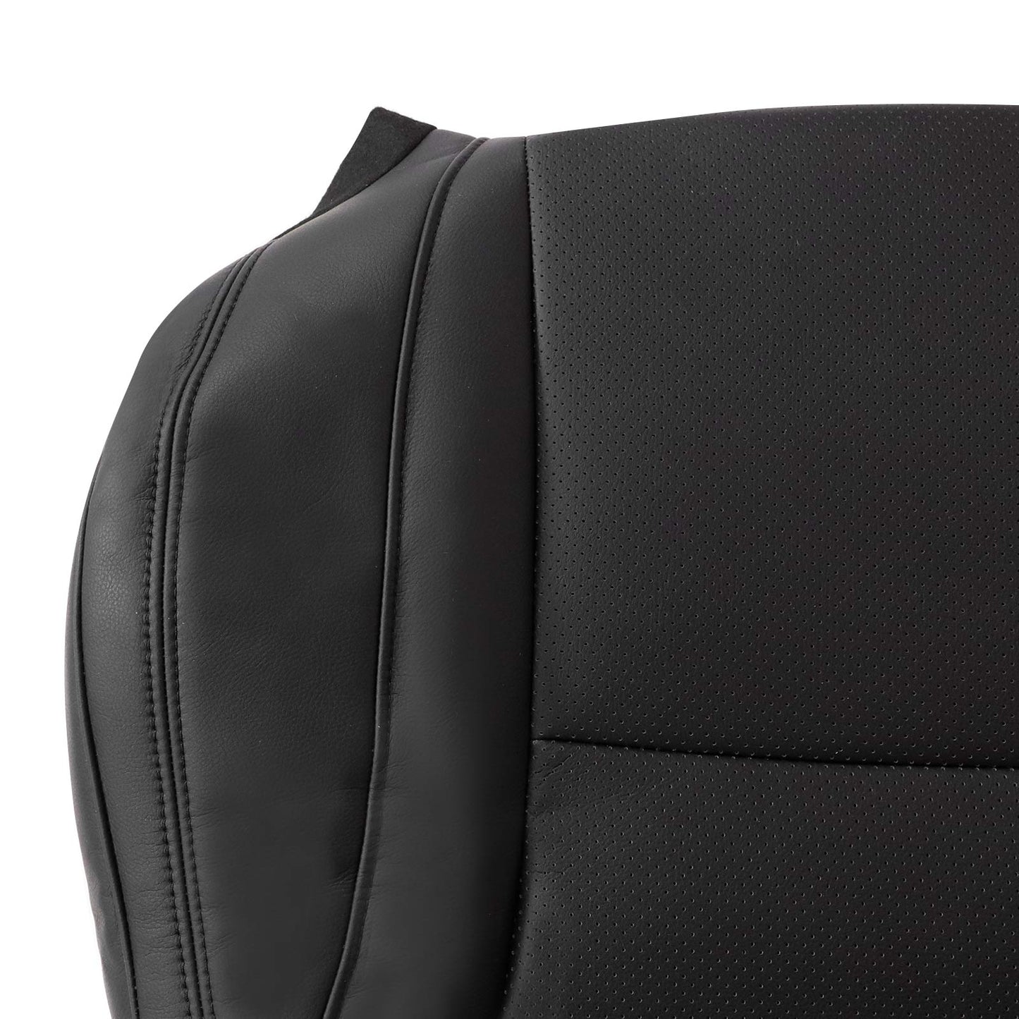 Driver Top Replacement Perforated Seat Cover Blk For 2013-2017 Honda Accord