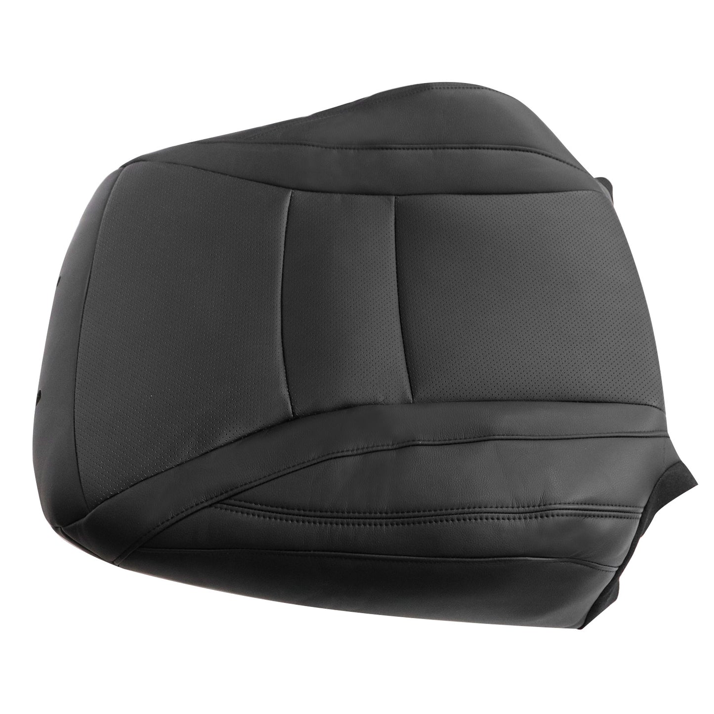 Passenger Top Replacement Perforated Seat Cover Black For 2013-17 Honda Accord