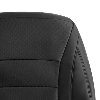 Passenger Top Replacement Perforated Seat Cover Black For 2013-17 Honda Accord