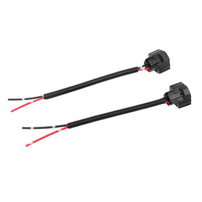 2 PCS Wire Pigtail Female C H11 Two Harness Fits Fog Light Bulb Lamp Connector