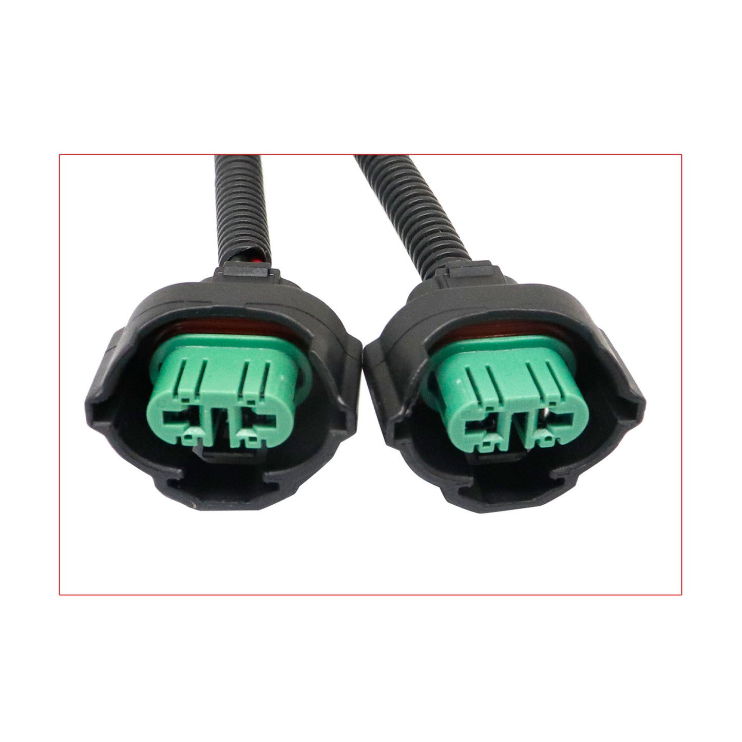 2 PCS Wire Pigtail Female C H11 Two Harness Fits Fog Light Bulb Lamp Connector