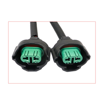 2 PCS Wire Pigtail Female C H11 Two Harness Fits Fog Light Bulb Lamp Connector