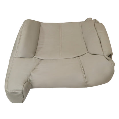 For 2000-2002 Chevy Suburban Left Driver Lean Back Leather Seat Cover Light Tan