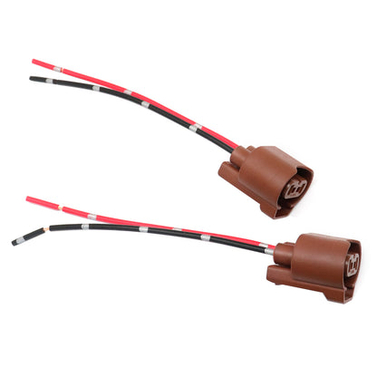 Wire Pigtail Female U 9006 HB4 2PCS Harness Head Light Low Beam Connector Bulb