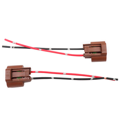 Wire Pigtail Female U 9006 HB4 2PCS Harness Head Light Low Beam Connector Bulb