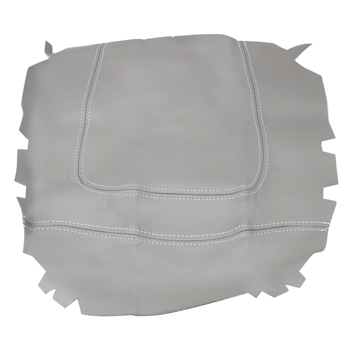 1997-03 For Ford F150 Lariat Leather Center Console Lid Armrest Cover Gray