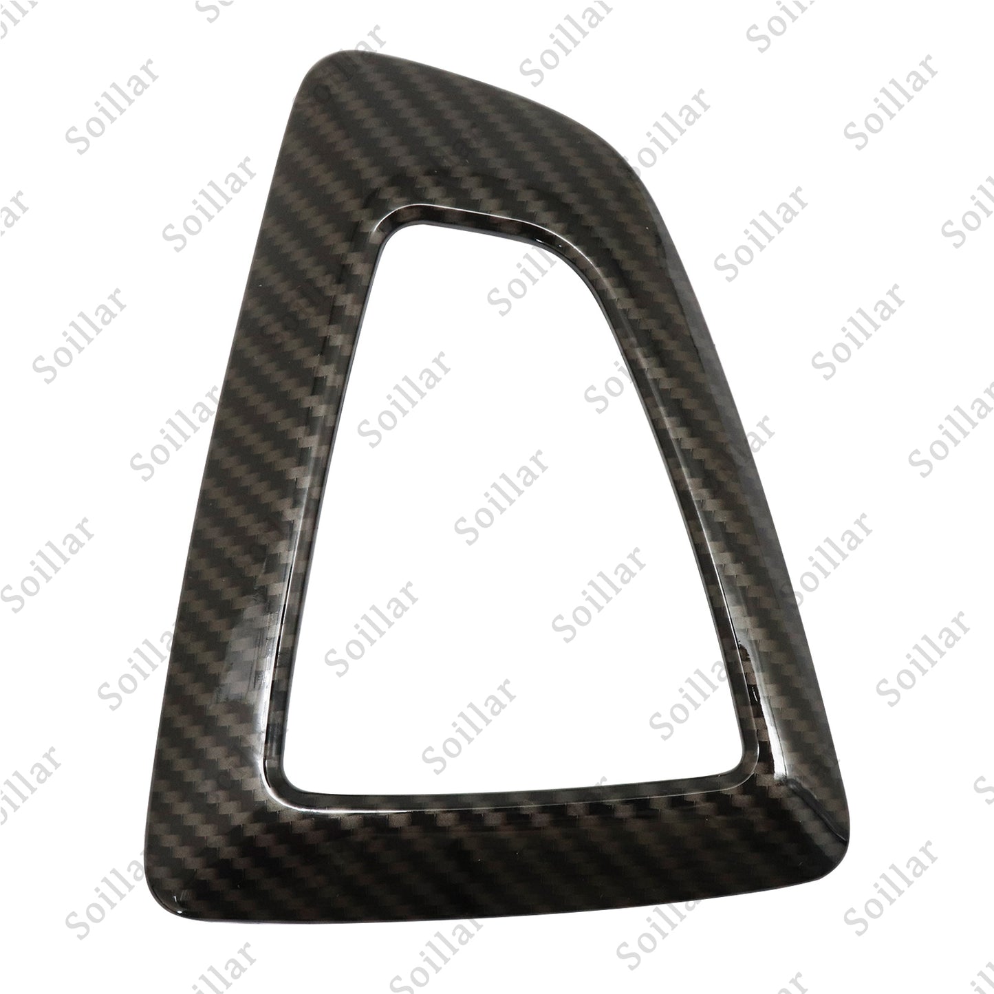For BMW F20 F30 F22 F32 X3 X4 ABS Gear Shift Knob Panel Carbon Fiber Style Cover