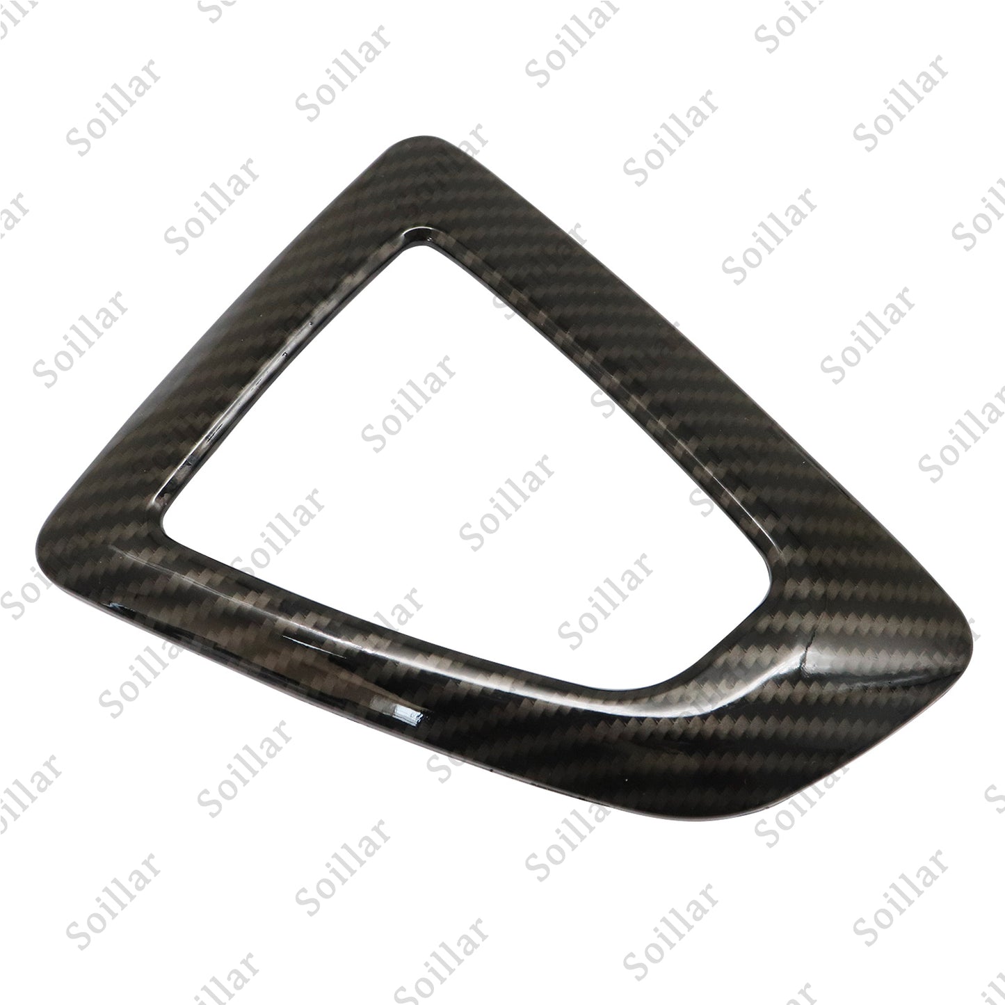 For BMW F20 F30 F22 F32 X3 X4 ABS Gear Shift Knob Panel Carbon Fiber Style Cover