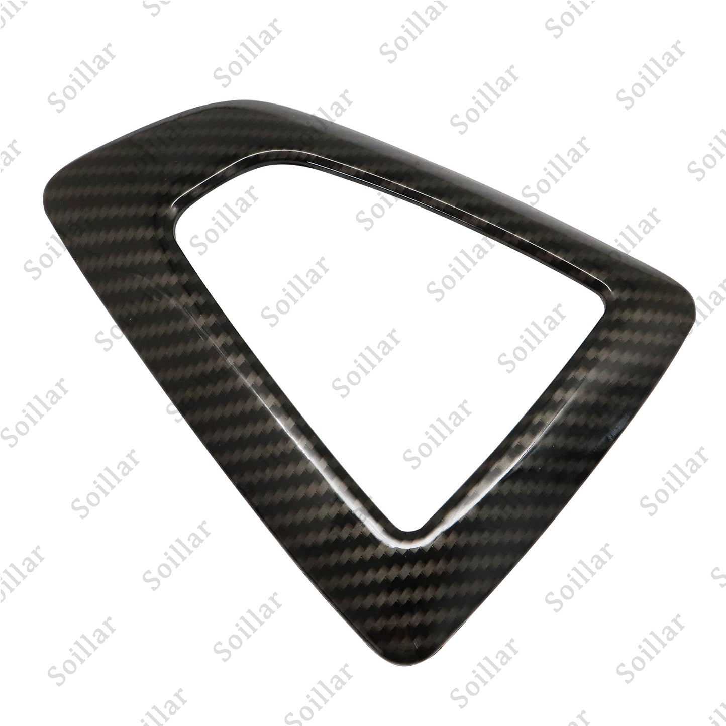 For BMW F20 F30 F22 F32 X3 X4 ABS Gear Shift Knob Panel Carbon Fiber Style Cover