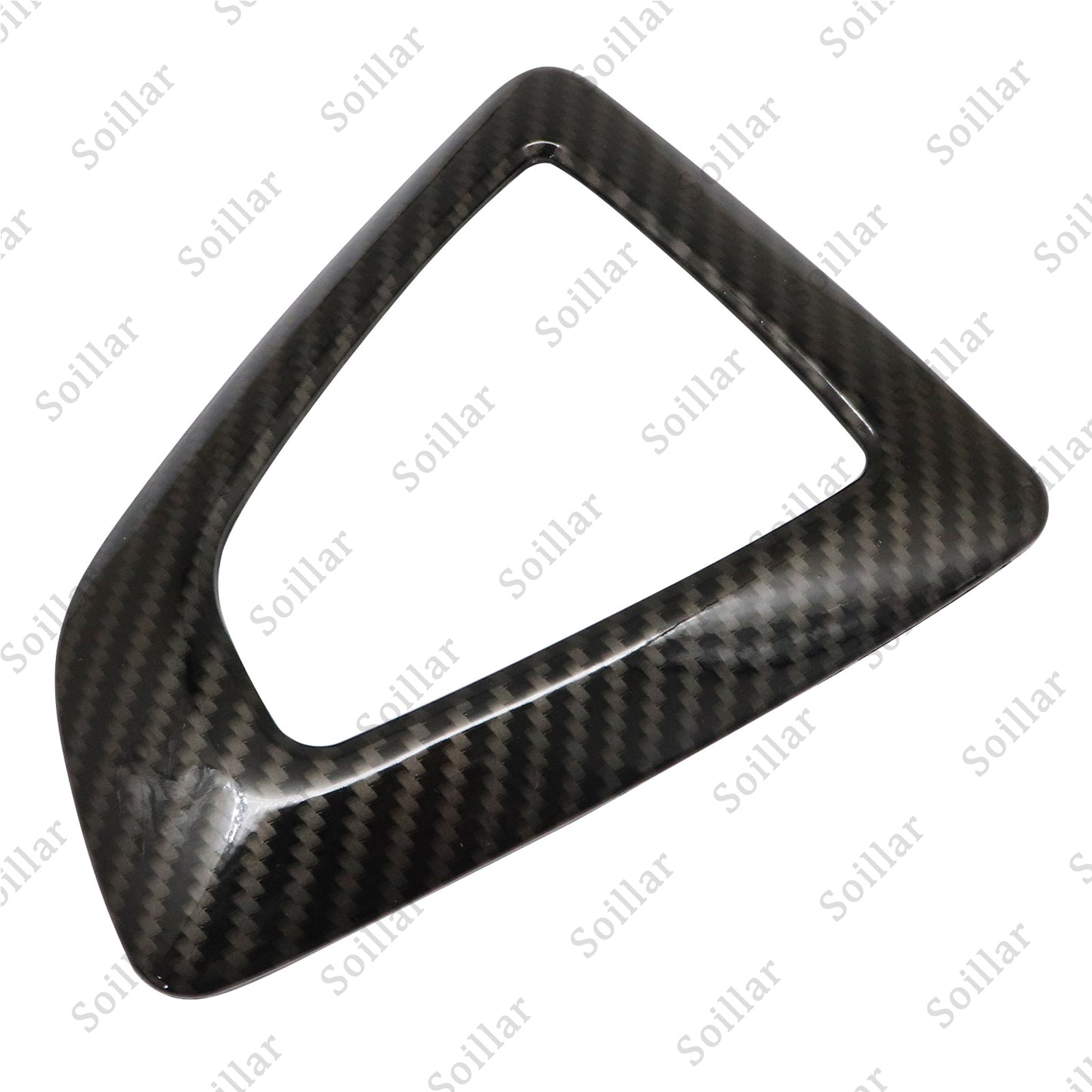 For BMW F20 F30 F22 F32 X3 X4 ABS Gear Shift Knob Panel Carbon Fiber Style Cover