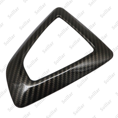 For BMW F20 F30 F22 F32 X3 X4 ABS Gear Shift Knob Panel Carbon Fiber Style Cover