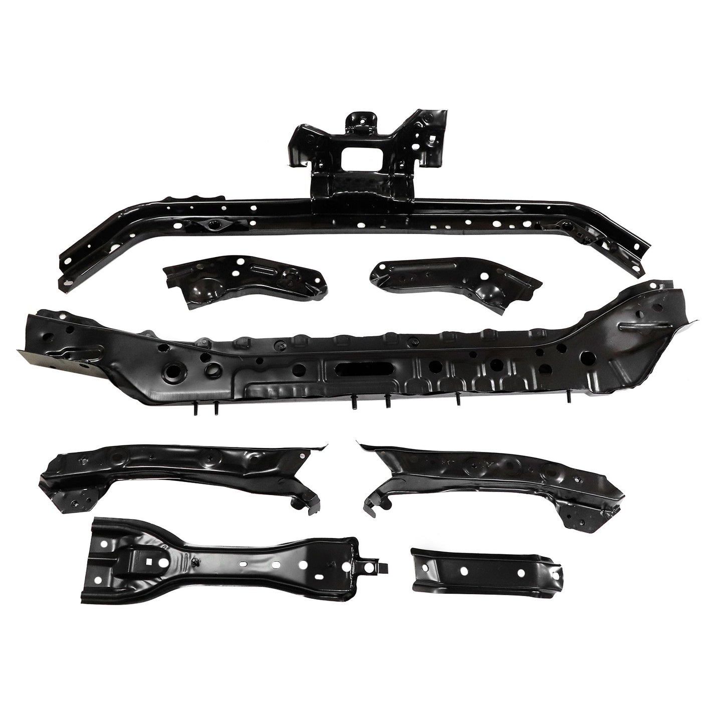 Steel Front Support Radiator Brackets Kit Set of 8 For Nissan Sentra 13-19