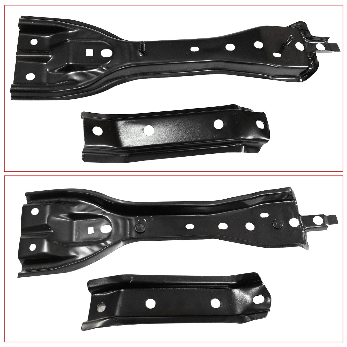 Steel Front Support Radiator Brackets Kit Set of 8 For Nissan Sentra 13-19