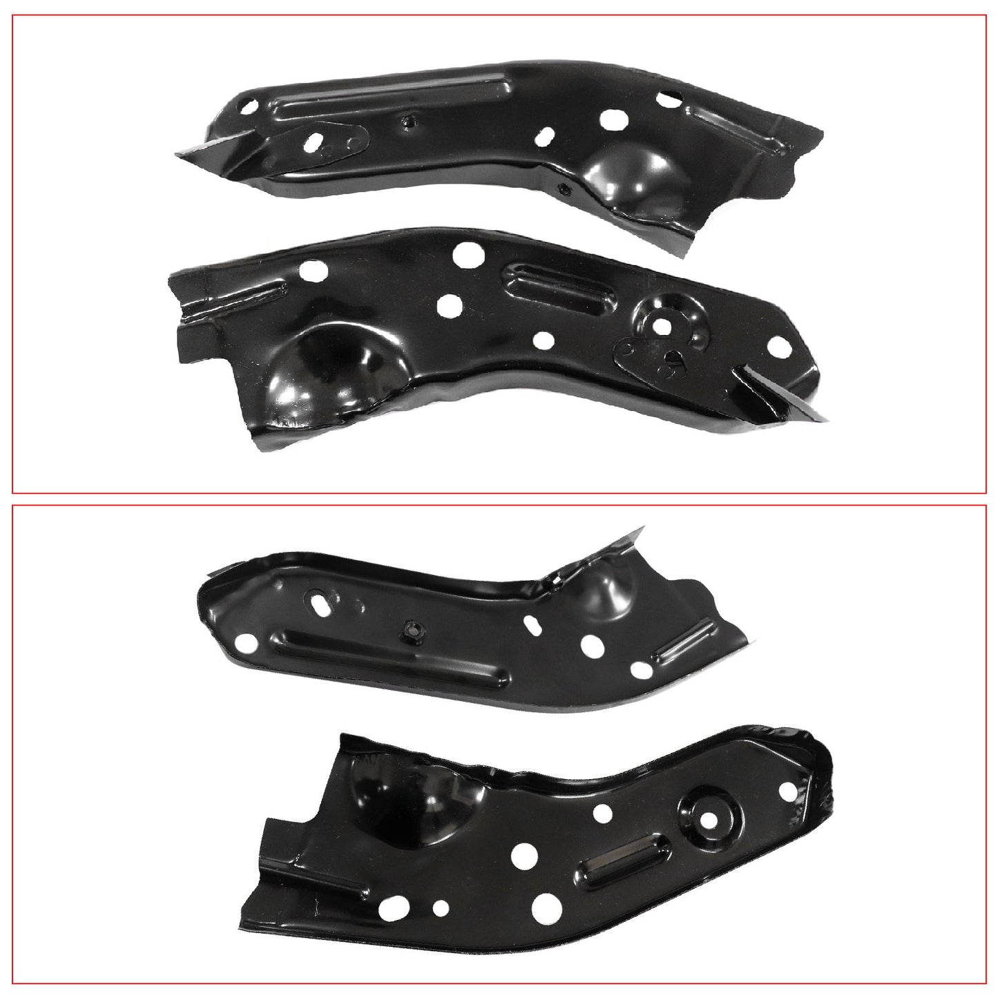Steel Front Support Radiator Brackets Kit Set of 8 For Nissan Sentra 13-19