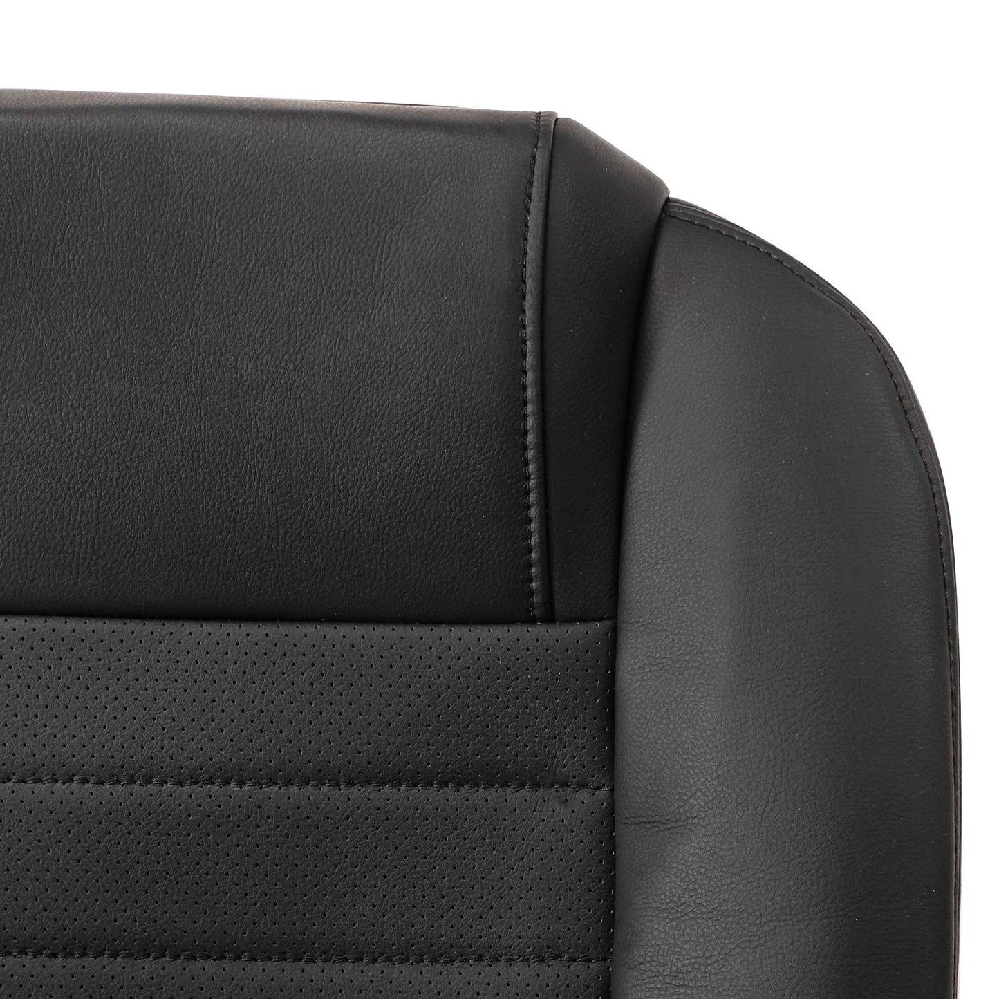 For 2005 2006-2009 Ford Mustang GT 2-Door Passenger Bottom AC Seat Cover Black