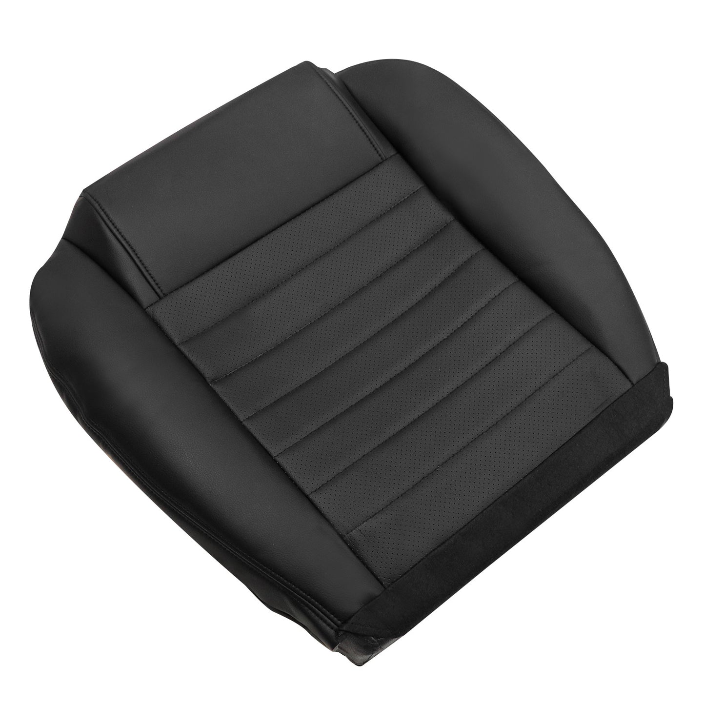 For 2005 2006-2009 Ford Mustang GT 2-Door Passenger Bottom AC Seat Cover Black