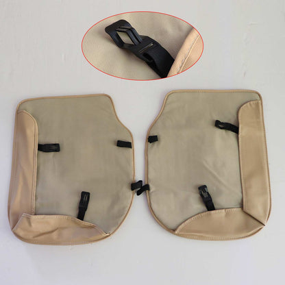 For Acura TLX RDX MDX ILX TSX ZDX PU Leather Car 5-Seat Cover Front & Rear Beige