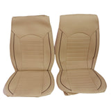 For Acura TLX RDX MDX ILX TSX ZDX PU Leather Car 5-Seat Cover Front & Rear Beige