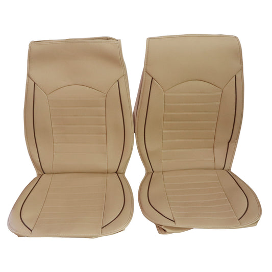 For Acura TLX RDX MDX ILX TSX ZDX PU Leather Car 5-Seat Cover Front & Rear Beige