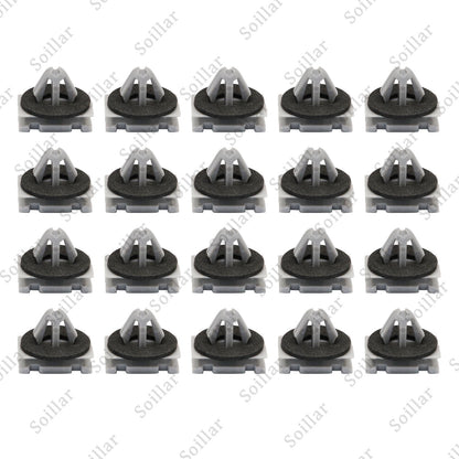 20Pcs Fender Flare Molding Clips Fit Chevrolet Traverse Jeep Grand Cherokee