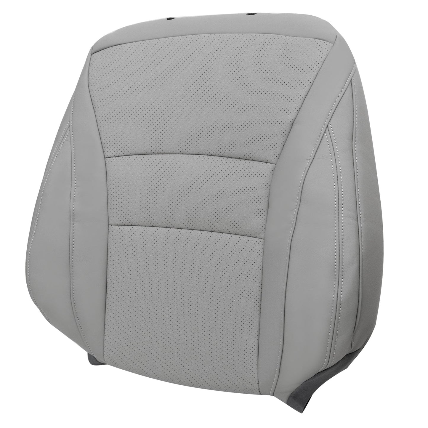Driver Top Replacement Perforated Seat Cover Gray For 2013-17 Honda Accord