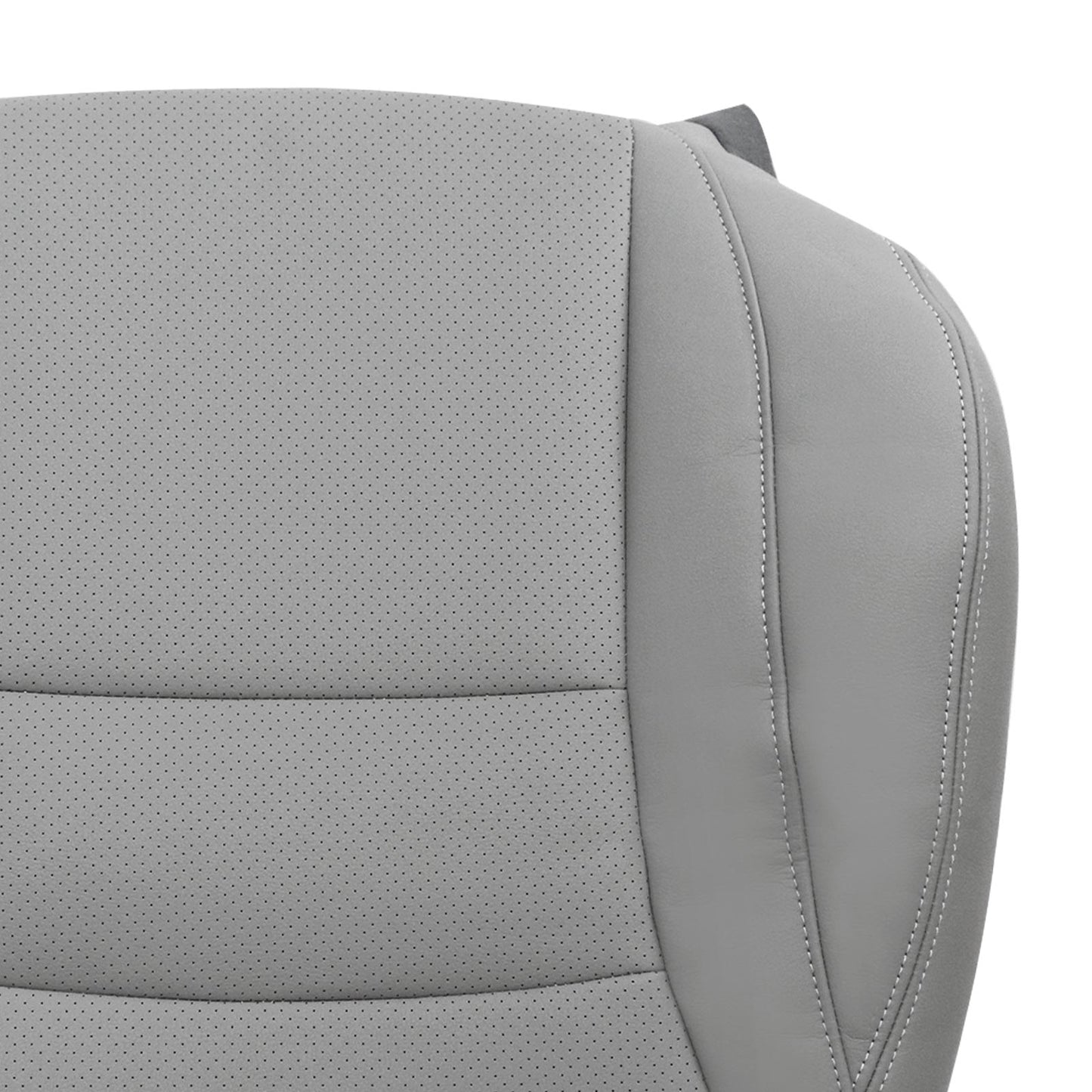 Driver Top Replacement Perforated Seat Cover Gray For 2013-17 Honda Accord