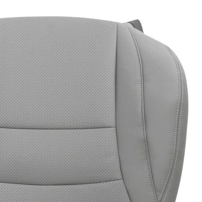 Driver Top Replacement Perforated Seat Cover Gray For 2013-17 Honda Accord