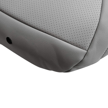 Driver Top Replacement Perforated Seat Cover Gray For 2013-17 Honda Accord