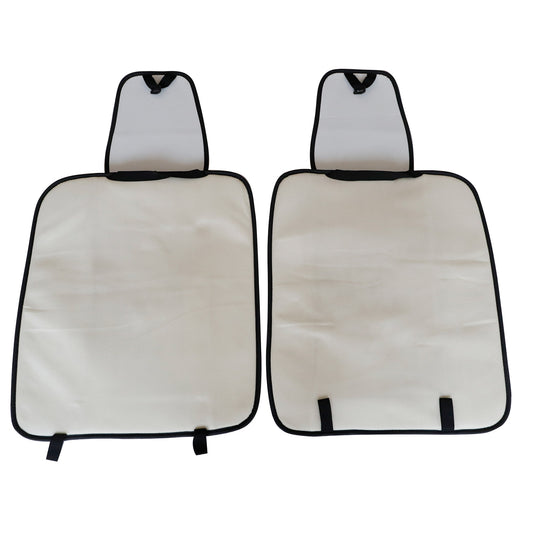 For Hyundai Faux Leather Car Breathable 5-Seat Covers Front Rear Cushion Black