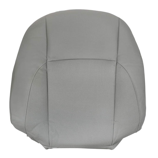 Fits 2007-2012 Lexus ES350 NEW Leather Driver Back Perforated Seat Cover Gray