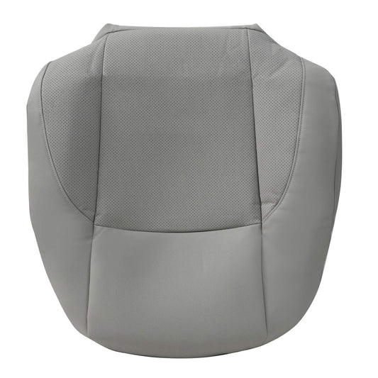 Fits 2007-2012 Lexus ES350 NEW Leather Driver Back Perforated Seat Cover Gray