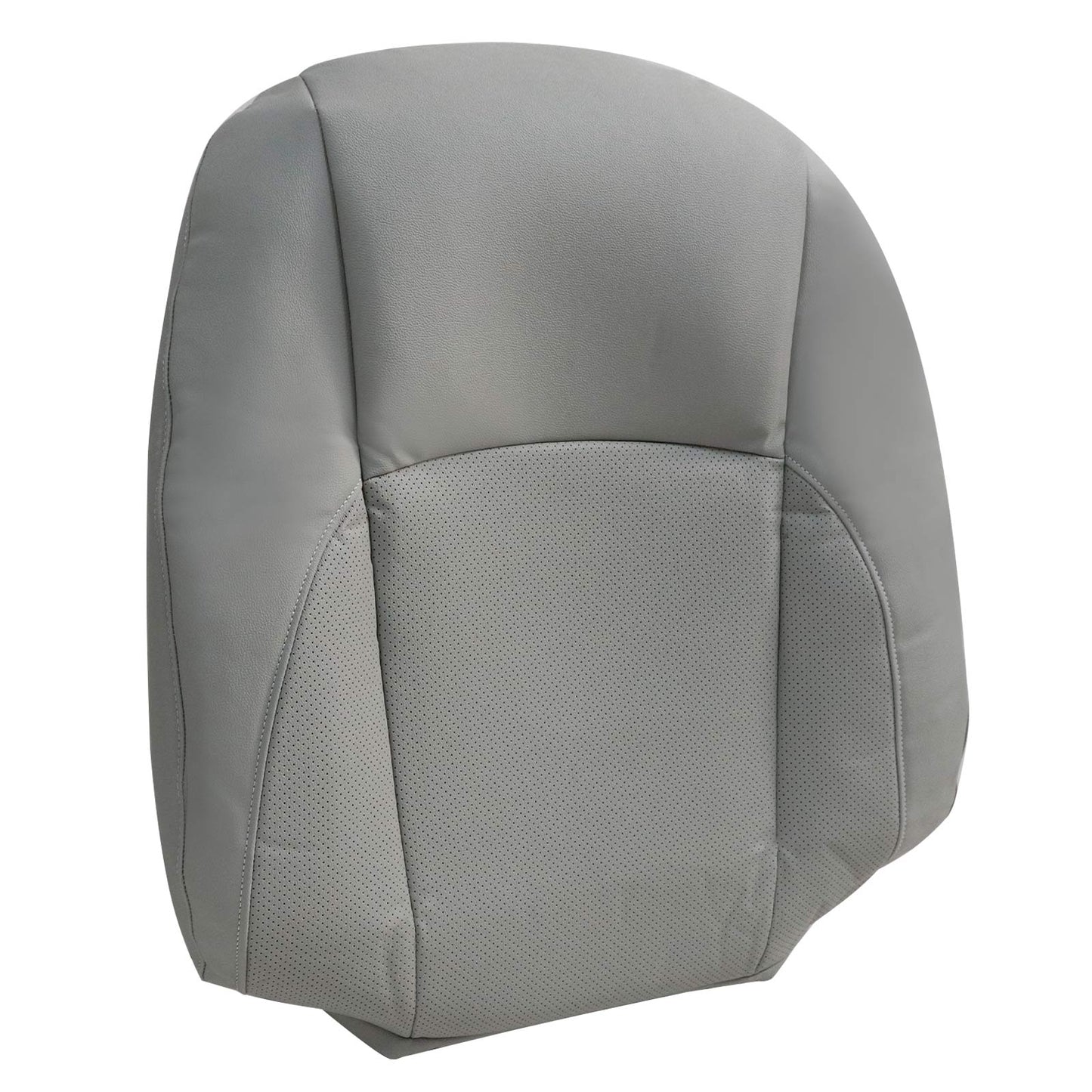 Fits 2007-2012 Lexus ES350 Leather Passenger Back Perforated Seat Cover Gray