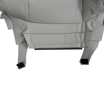 Fits 2007-2012 Lexus ES350 Leather Passenger Back Perforated Seat Cover Gray