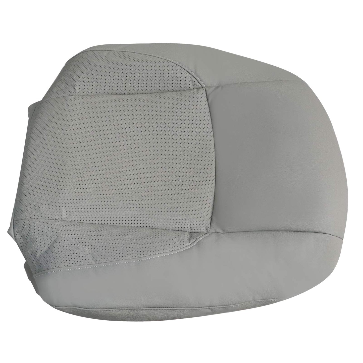 Fits 2007-2012 Lexus ES350 Leather Passenger Back Perforated Seat Cover Gray