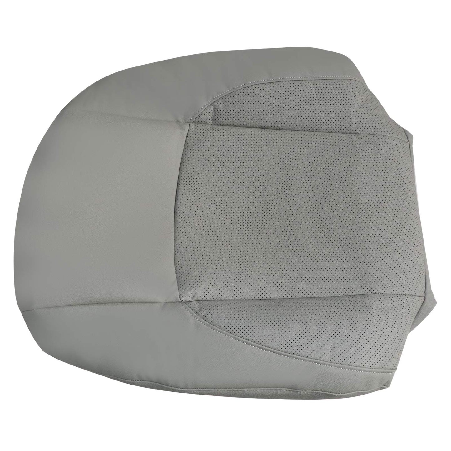 Fits 2007-2012 Lexus ES350 Leather Passenger Back Perforated Seat Cover Gray