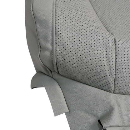 Fits 2007-2012 Lexus ES350 Leather Passenger Back Perforated Seat Cover Gray