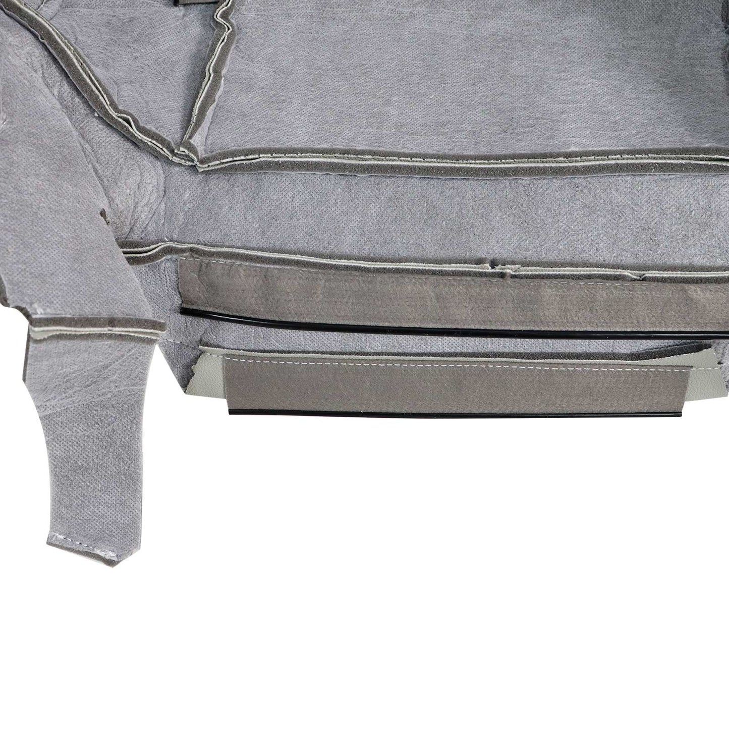 Fits 2007-2012 Lexus ES350 Leather Passenger Back Perforated Seat Cover Gray