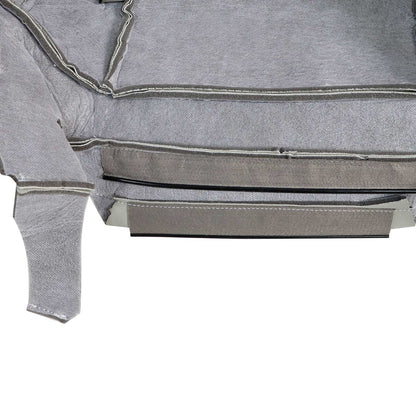 Fits 2007-2012 Lexus ES350 Leather Passenger Back Perforated Seat Cover Gray