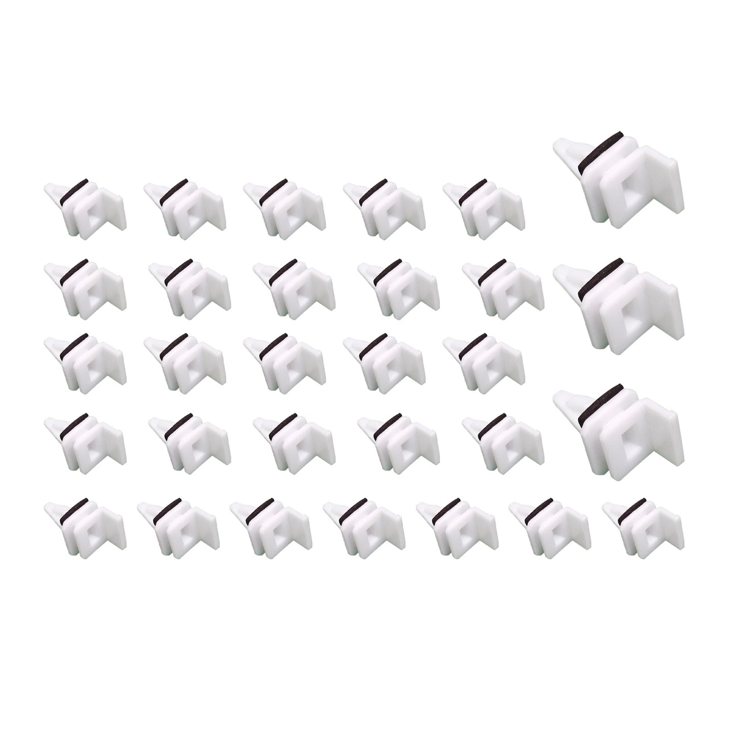 30x Side Skirt Sill Seal Panel Mounting Trim Clips For Acura Honda Accord Civic